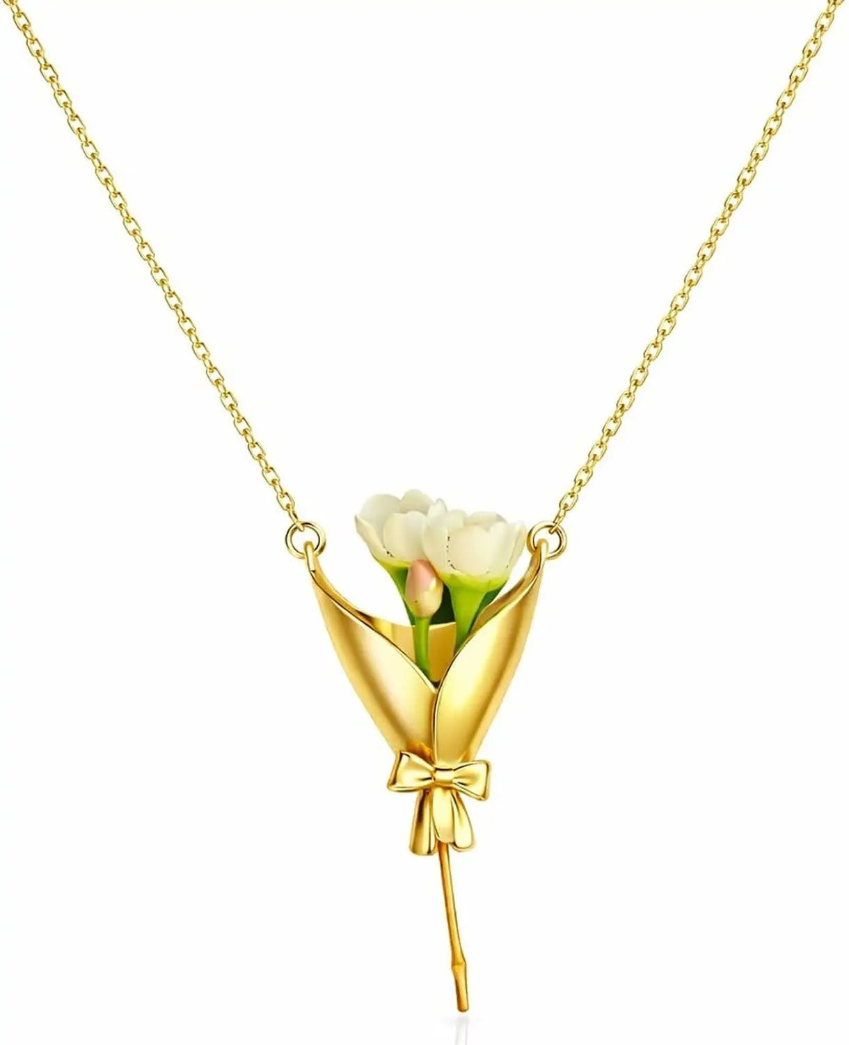 BloomKeeps™ – Draagbare Bloemen Herinneringsketting