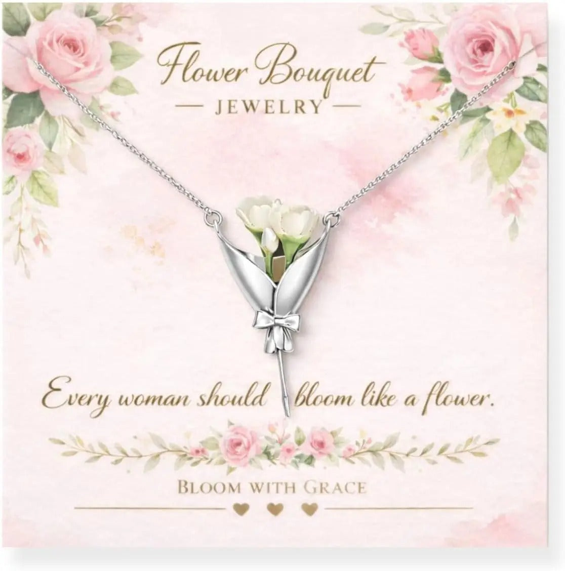 BloomKeeps™ – Draagbare Bloemen Herinneringsketting