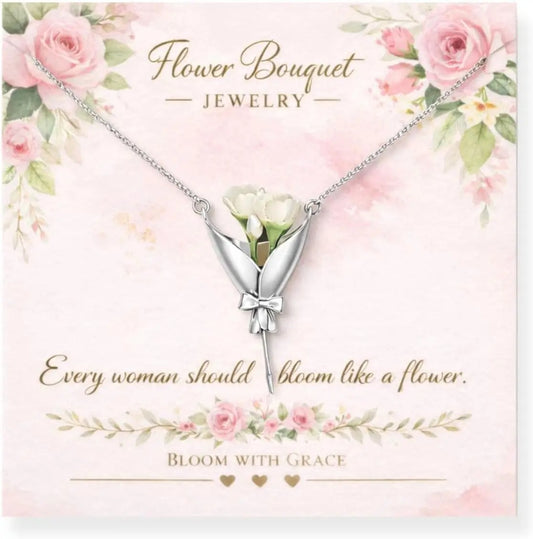 BloomKeeps™ – Draagbare Bloemen Herinneringsketting