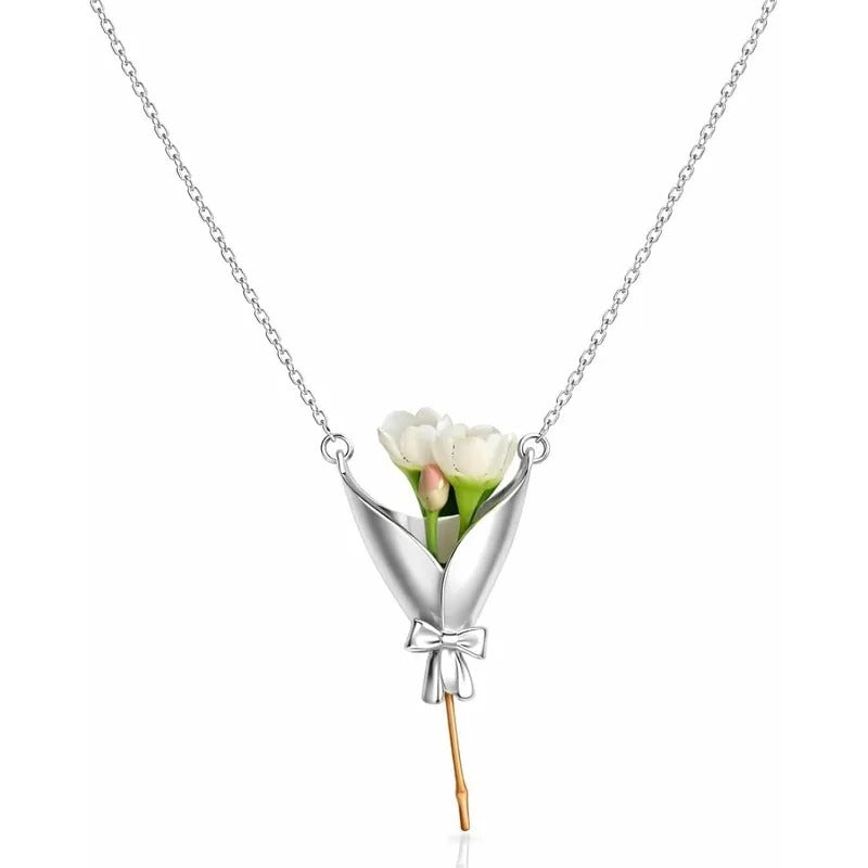 BloomKeeps™ – Draagbare Bloemen Herinneringsketting
